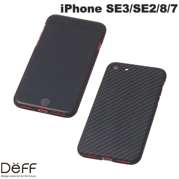  Deff iPhone SE 第3世代 / SE 第2世代 / 8 / 7 Ultra Slim & Light Case DURO マットブラック # DCS-IPDSE3KVMBK ディーフ (スマホケース・カバー)