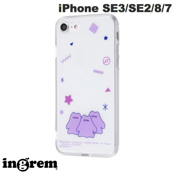 Pokemon Ingrem iPhone SE 3rd Generation / SE 2nd Generation / 8 / 7 Pocket Monsters Hybrid Case Clear Pop Ditto Ingrem (Smartphone Case/Cover) Cute Pokemon Character