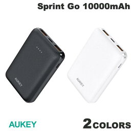 AUKEY モバイルバッテリー Sprint Go Series 10000mAh PD20W対応 USB A 2ポート USB Type-C 1ポート 出力 オーキー (バッテリーパック)