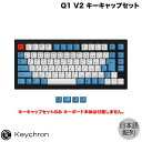 Keychron Q1 V2 日本語配列用 OEM Dye-Sub PBTキーキャップセット ブルー JM-8 キークロン (キーボード アクセサリ)