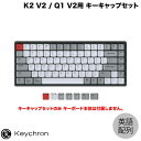 Keychron K2 V2 / Q1 V2用 英語配列 OEM Profile PBT Retroキーキャップセット KP1 キークロン (キーボード アクセサリ)