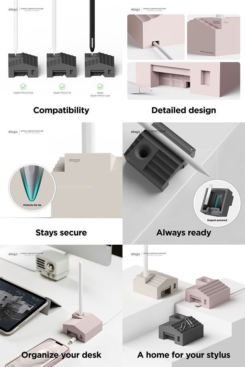 elago Apple Pencil HOME STAND エラゴ (アップルペンシル アクセサリ)