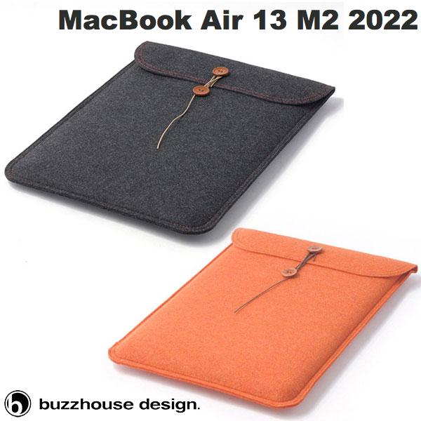 【あす楽】 buzzhouse design MacBook Air 13インチ M3 2024 / M2 2022 ハンドメイドフェルトケース バズハウスデザイン (ノートPCスリーブケース)