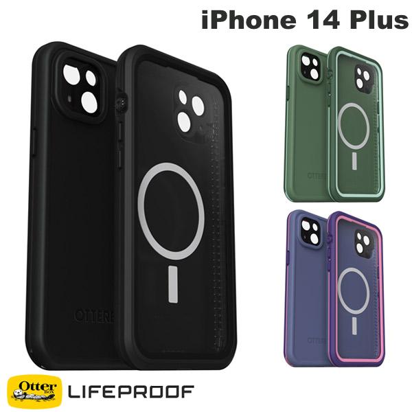 ڤڡ OtterBox LifeProof iPhone 14 Plus FRE ɿ ɿ  Ѿ׷  MagSafeб åܥå 饤եץ롼 (ޥۥС) ȥɥ Ϥ 