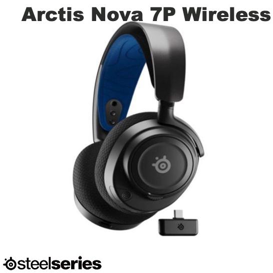  SteelSeries Arctis Nova 7P Wireless 有線 / 2.4GHz / Bluetooth 5.0 両対応 PlayStation 5専用 ゲーミングヘッドホン # 61559J スティールシリーズ (無線 ヘッドホン) アークティスノバ PS5 sbf23