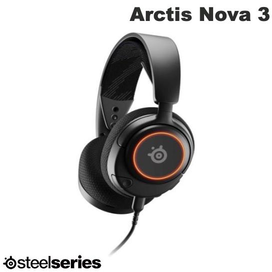 SteelSeries Arctis Nova 3 有線 ゲーミングヘッドホン # 61631J スティールシリーズ (ヘッドホン) アークティスノバ sbf23