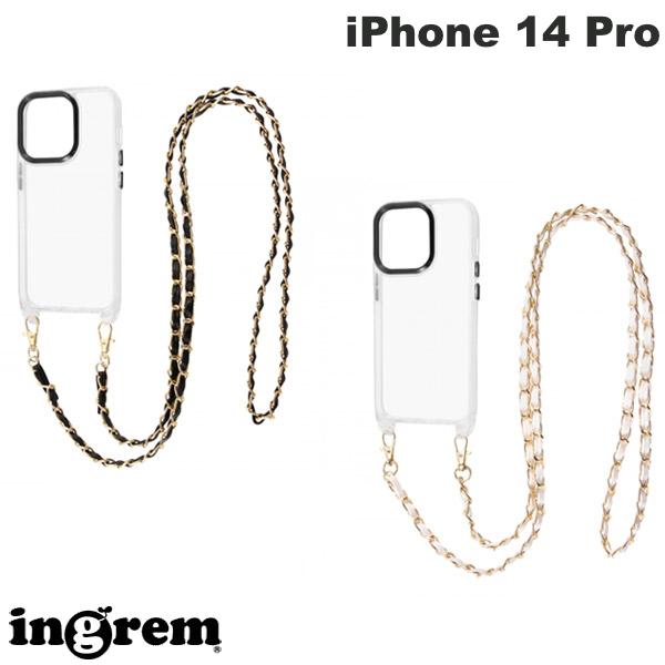 ingrem iPhone 14 Pro 하이브리드 케이스 숄더 스트랩 첨부 잉글렘 (스마트폰 케이스·커버) 숄더 스트랩 대응