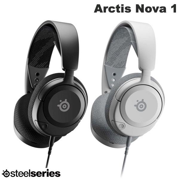 SteelSeries Arctis Nova 1 有線 ゲーミングヘッドホン スティールシリーズ (ヘッドホン) アークティスノバ sbf23