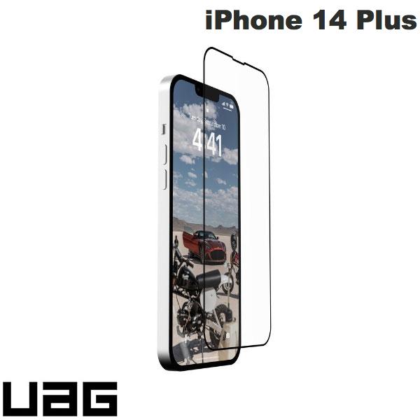  UAG iPhone 14 Plus SCREEN SHIELD PLUS 二重強化ガラスフィルム Clear Black 0.5mm # UAG-IPH22LA-SPPLSBK ユーエージー (スマホ用液晶保護ガラスフィルム)