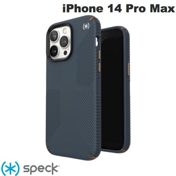 ネコポス送料無料 Speck Products iPhone 14 Pro Max Presidio2 Grip 抗菌 耐衝撃ケース Charcoal Grey 150087-3068 スペックプロダクツ (スマホケース カバー)