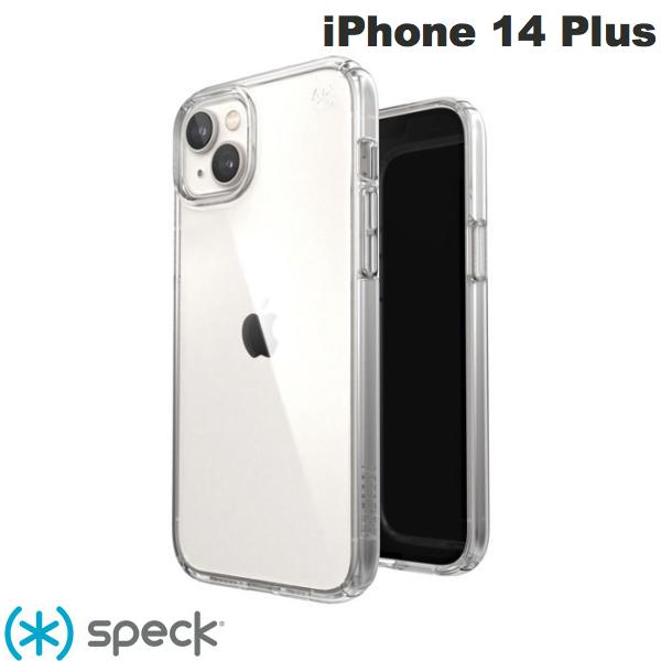 ネコポス送料無料 Speck Products iPhone 14 Plus Presidio Perfect 抗菌 耐衝撃ケース Clear 150118-5085 スペックプロダクツ (スマホケース カバー)