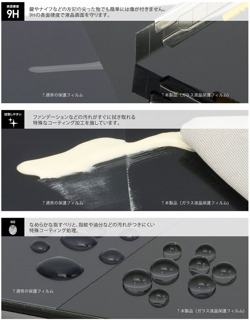 Deff『iPhone13ProMax/14PlusTOUGHGLASSブルーライトカットスクリーンプロテクターDragonTrail』