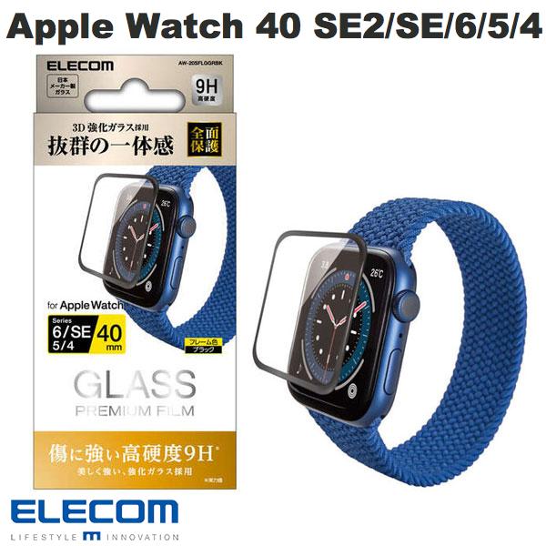 [lR|X] ELECOM GR Apple Watch 40mm SE 2 / SE / 6 / 5 / 4 tJo[tB  KX 0.33mm ubN # AW-20SFLGGRBK GR (AbvEHb`pیtB)