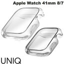 UNIQ Apple Watch 41mm Series 9 / 8 / 7 GARDE TPU PC ハイブリッドケース ユニーク (アップルウォッチケース カバー) レディース