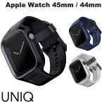 【あす楽】 UNIQ Apple Watch 45mm Series 9 / 8 / 7 / 44mm Series SE / 6 / 5 / 4 MONOS 2-IN-1 STRAP WITH HYBRID CASE ユニーク (アップルウォッチケース カバー) メンズ
