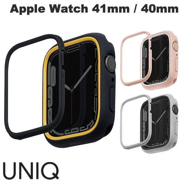 UNIQ Apple Watch 41mm Series 9 / 8 / 7 / 40mm SE 第2世代 SE / 6 / 5 / 4 MODUO CASE WITH INTERCHANGEABLE PC BEZEL ユニーク (アップルウォッチケース カバー) レディースのサムネイル