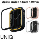 UNIQ Apple Watch 41mm Series 9 / 8 / 7 / 40mm SE 第2世代 SE / 6 / 5 / 4 MODUO CASE WITH INTERCHANGEABLE PC BEZEL ユニーク (アップルウォッチケース カバー) レディース