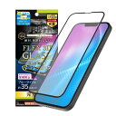  トリニティ Simplism iPhone 14 Plus / 13 Pro Max  ゴリラガラス 黄色くならないブルーライト低減 複合フレームガラス 反射防止 ブラック 0.5mm # TR-IP22L2-G3-GOB3ABK シンプリズム (液晶保護ガラスフィルム) 完全保護