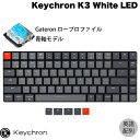 Keychron K3 V2 Macpz L / Bluetooth 5.1 CX Ή eL[X [vt@C Gateron  84L[ White LEDCg JjJL[{[h # K3-A2-US L[N (BluetoothL[{[h) USz kws23