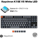 Keychron K1 SE V5 Mac{z L / Bluetooth 5.1 CX Ή eL[X [vt@C Gateron  91L[ White LEDCg JjJL[{[h # K1SE-A2-JIS L[N (BluetoothL[{[h) JISz