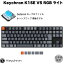 Keychron K1 SE V5 Mac日本語配列 有線 / Bluetooth 5.1 ワイヤレス 両対応 テンキーレス ロープロファイル ホットスワップ Gateron 青軸 91キー RGBライト メカニカルキーボード # K1SE-H2-JIS キークロン JIS