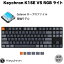 Keychron K1 SE V5 Mac英語配列 有線 / Bluetooth 5.1 ワイヤレス 両対応 テンキーレス ロープロファイル Gateron 青軸 87キー RGBライト メカニカルキーボード # K1SE-B2-US キークロン (Bluetoothキーボード) US配列