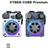 MUZEN CYBER CUBE Premium Bluetooth 5.0 IPX5防水 コンパクト ワイヤレススピーカ...