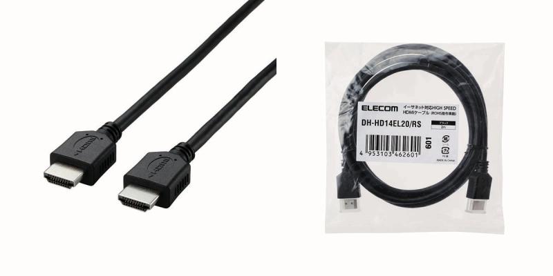 【在庫限り】ELECOM エレコム RoHS指令準拠HDMIケーブル イーサネット対応 2.0m ブ...