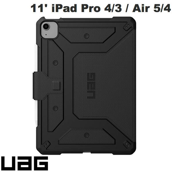 [lR|X] UAG 11C` iPad Pro M2 4/ M1 3 / iPad Air 5 / 4 METROPOLIS (g|X) ϏՌ tHIP[X ubN # UAG-IPDA5F-BK [G[W[ (^ubgJo[EP[X)