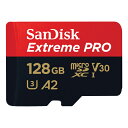 [lR|X] SanDisk 128GB Micro SDXC Extreme Pro UHS-I V30 COpbP[W R=200/W=90 4K A2Ή A_v^t # SDSQXCD-128G-GN6MA TfBXN ([J[h)