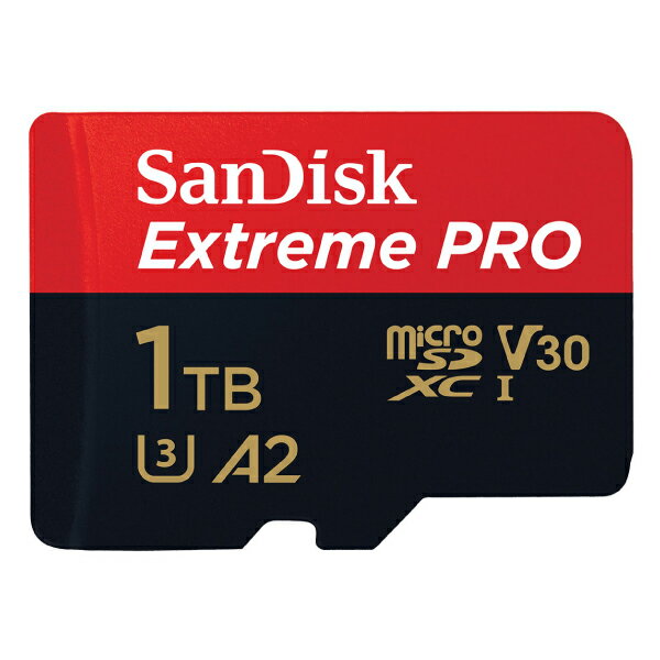 SanDisk 1TB Micro SDXC Extreme Pro UHS-I V30 海外パッケージ R 200/W 140 4K A2対応 アダプタ付き SDSQXCD-1T00-GN6MA サンディスク (メモリーカード)
