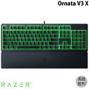 【国内正規品】 Razer Ornata V3 X US 英語配列 有線 RGBライティング メカ・メンブレン ゲーミングキーボード # RZ03-044701...