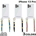  PHONECKLACE iPhone 13 Pro クロスボディストラップ付きクリアケース フォンネックレス (スマホケース・カバー) ショルダーストラップ対応