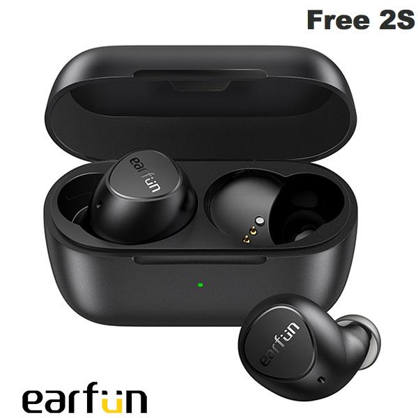 EarFun Free 2S Bluetooth 5.2 完全ワイヤレスイヤホン IPX7 防水 ブラック EarFun Free 2S イヤーファン (左右分離型ワイヤレスイヤホン)