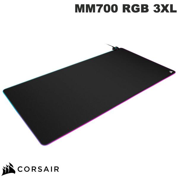 【あす楽】 Corsair MM700 RGB 3XL 3ゾーン RGBライティング対応 USBハブ搭載 特大ゲーミングマウスパッド # CH-9417080-WW コルセア (マウスパッド)