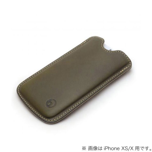 高級イタリアンレザー使用 buzzhouse design iPhone 11 Pro Max / XS Max ハンドメイドレザーケース グリーン # bh-XSMAX-GR バズハウスデザイン (スマホケース・カバー)