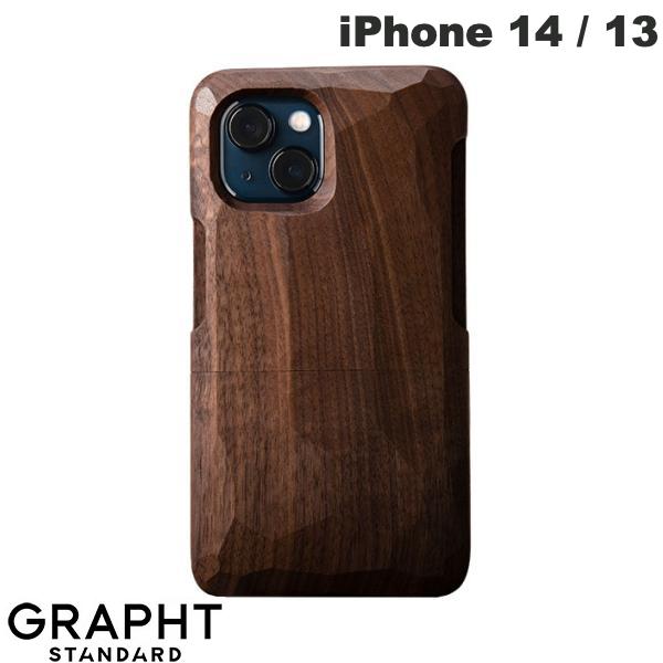 GRAPHT iPhone 14 / 13 Real Wood Case  /IC # GST1116-kurumi Otg X^_[h (X}zP[XEJo[) ʈ꓁ Ƃڂ I