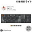 Keychron K10 MacѸ ͭ / Bluetooth 5.1 磻쥹ξб ƥ󥭡դ ۥåȥå Gateron G Pro ּ 104 RGB饤 ᥫ˥륭ܡ # K10-J1-US  (Bluetoothܡ) US