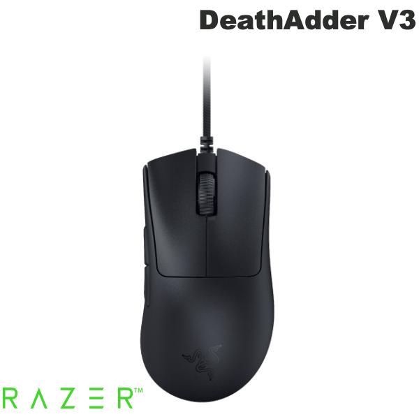   Razer DeathAdder V3 有線 エルゴノミックデザイン 超軽量ゲーミングマウス Black # RZ01-04640100-R3M1 レーザー (マウス) デスアダー rbf23