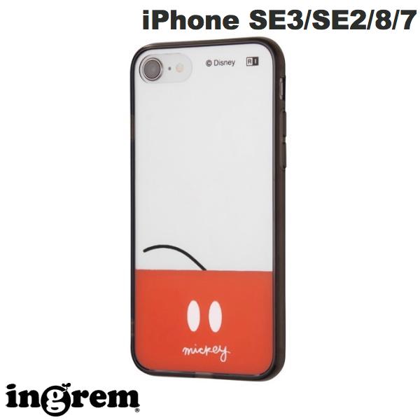 ingrem iPhone SE 3rd Generation / SE 2nd Generation / 8 / 7 Disney Character Hybrid Case Mickey Mouse Color_2 # IN-DP34UC3/MK27 Ingrem (Smartphone Case/Cover)