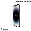 [lR|X] m݌Ɍn BELKIN iPhone 14 Pro SCREENFORCE KX R ʕیtB 0.33mm # OVA101zz xL (iPhone14Pro tیKXtB)