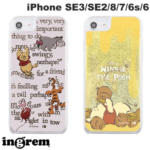ingrem iPhone SE 3세대 / SE 2세대 / 8 / 7 / 6s / 6 디즈니 캐릭터 라메 글리터 케이스 잉글렘 (스마트폰 케이스·커버) 푸씨