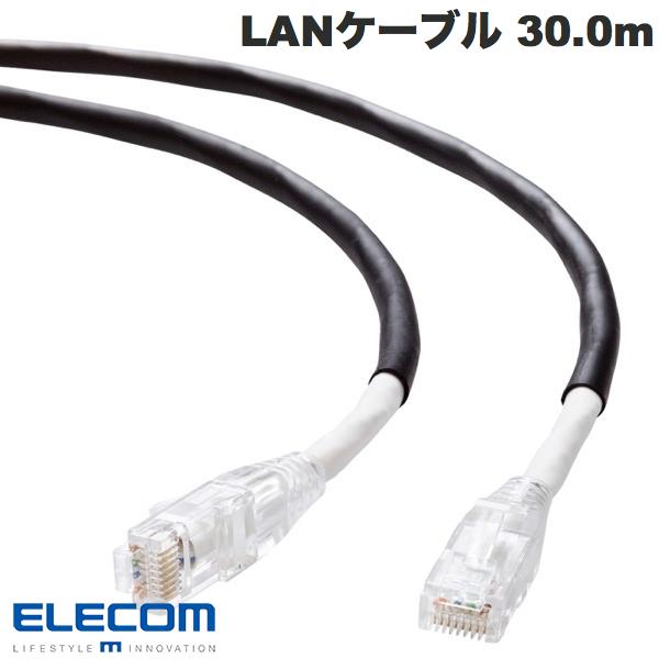 ELECOM エレコム LANケーブル CAT6A 屋外対応 30m ブラック # LD-GPAOS/BK30 エレコム (ランケーブル)
