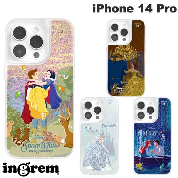 Ingrem iPhone 14 Pro Disney Character Glitter Case (Smartphone Case/Cover)