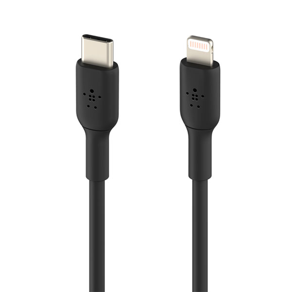 BELKIN BoostCharge USB-C to Lightning MFiF PVCP[u 2m PDΉ ubN # CAA003bt2MBK xL (USB Type-CP[u) iPhone