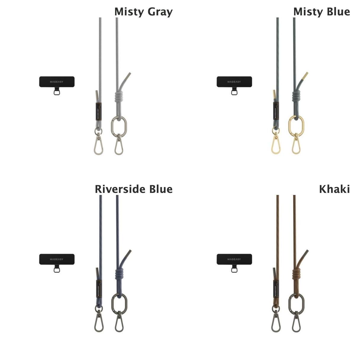 ［新色ローズ追加］ MagEasy Strap+ Strap Card (6mm) for SMART PHONE ネックストラップ マグイージー (スマホストラップホルダー) iPhone ショルダーストラップ