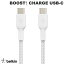 ڤڡ BELKIN BoostCharge USB Type-C to C ȥ֥ PDб 60W ۥ磻 1m # CAB004bt1MWH ٥륭 (USB C - USB C ֥) iPhone