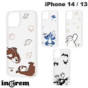 ingrem iPhone 14 / 13 ディズニーキャラクター ハイブリッドケース Clear Pop イングレム (スマホケース・カバー)