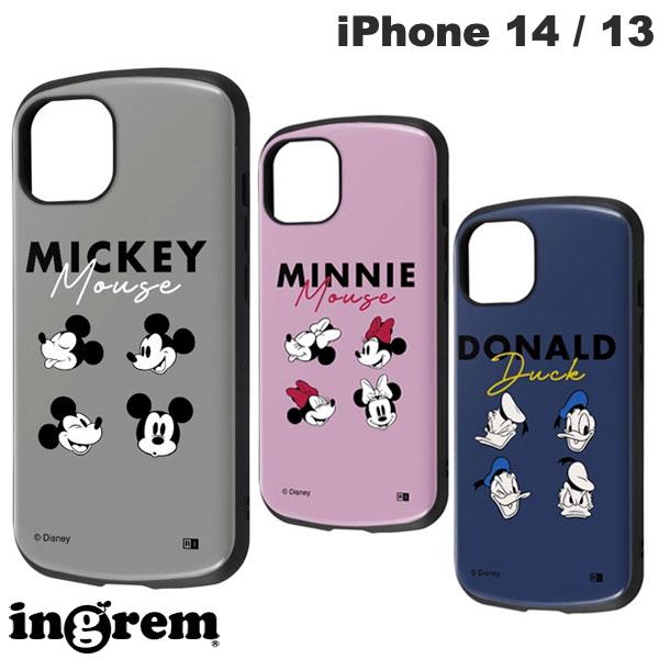 ingrem iPhone 14 / 13 Disney Character Shockproof Case MiA (Ingrem) (Smartphone Case/Cover) Cute Character