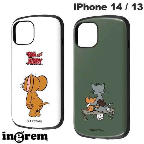 ingrem iPhone 14 / 13 톰과 제리 내충격 케이스 MiA 잉글렘 (스마트폰 케이스·커버) 캐릭터 귀여운